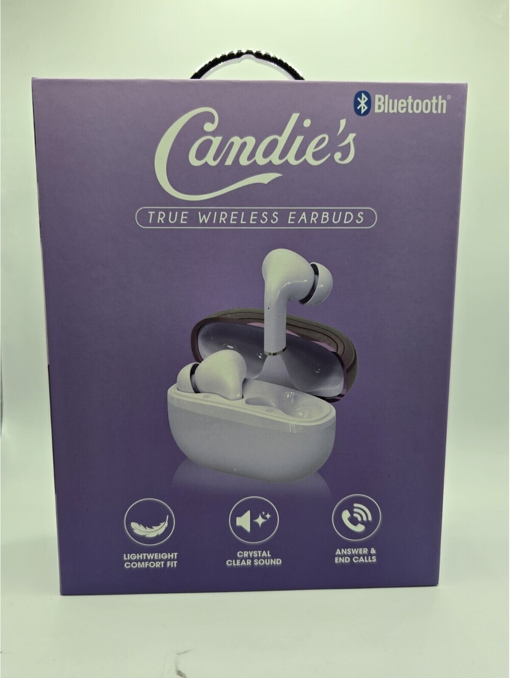 Candie's True Wireless Earbuds Bluetooth Light Purple Lavender NIB New In Box - Picture 1 of 4